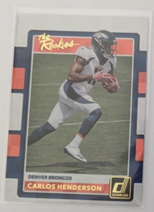 2017 Panini Donruss The Rookies CARLOS HENDERSON RC #21 🏈 - Picture 1 of 2