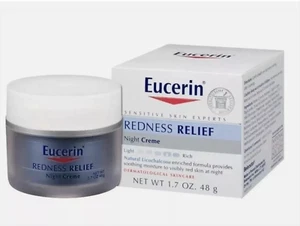 Eucerin Redness Relief Dermatological Skincare Night Creme Night Cream 1.7oz - Picture 1 of 2