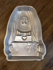 Vintage 1983 Cathy Kuchenform Metall sauber Zeichentrickfigur Backen Küche - Bild 1 von 2