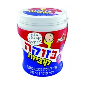 6x Bazooka Gum, Cubes Classic Flavor, Sugar Free, 58g, From Israel, Kosher - Picture 1 of 1