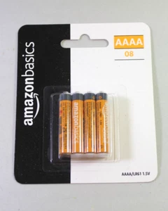 Eight AAAA Batteries by Amazon Basics 4A - Picture 1 of 2