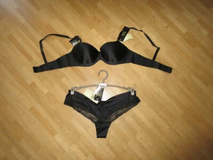 Huit 8 Paris Push-up-BH/String SET, schwarz, Gr. 70A/XS **NEU** NP 89€ - Bild 1 von 12