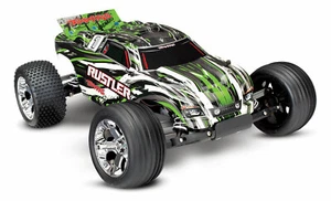 TRAXXAS Rustler XL5 2WD BRUSHED Verde 37054-4 GRN 1/10 - Foto 1 di 8
