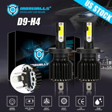 2x Snowmobile LED Headlight Kit For Polaris RMK 500 600 700 800 900 6500K White