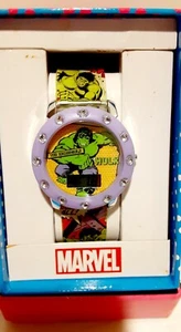 Marvel Comics Hulk Watch Digital Plastic Strap  Girls Birthday Gift New  - Picture 1 of 5