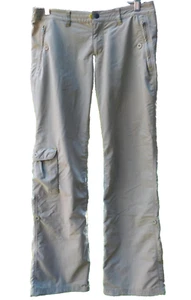 Patagonia Cargo Pants Womens 6 Nylon Blend Straiht Convertible Roll Up Tan - Picture 1 of 12
