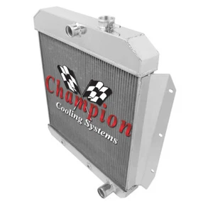 2 Row 1" Cold Champion Radiator for 1955 1956 1957 1958 1959 Chevy Truck - Picture 1 of 7