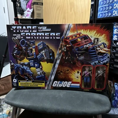 Transformers Collaborative G.I. Máquina Joe Soundwave Thunder Foto 1 de 4