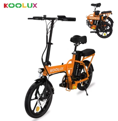 KOOLUX BK5S 16 ZOLL Elektrofahrrad 250W 25km/h City EBike 36V Klapprad E-Bike