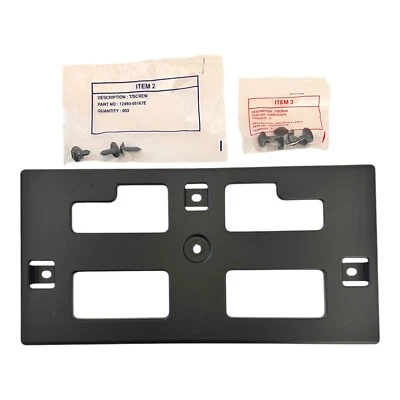 License Plate Frame Black with Screws 12 x 6 inches NEW came with a Kia Car - Image 1 of 4