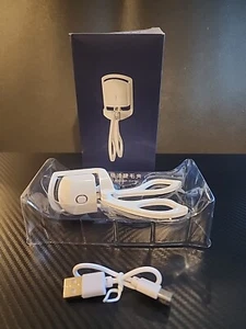 Electric Heated Eyelash Curler USB Rechargeable Makeup Curling Tool Long-Lasting - Picture 1 of 4