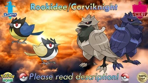 ⚔️Shiny Non-shiny Rookidee Corviknight 6IV🛡️Pokémon Schwert Schild HOME (💯Legal) - Bild 1 von 26