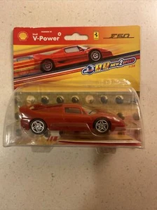 Collectible Vintage Shell V Power Ferrari F50 Sports Hot Wheels - Picture 1 of 5