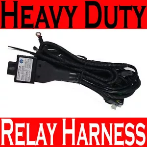 H4 9003 HB2 Relay Wiring Harness Wire Upgrade For Bi-Xenon Hi/Lo HID Conversion - Picture 1 of 3
