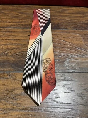 Corbata VITALIANO PANCALDI Para Hombre 100% Seda ITALIA Lujo Geométrica Multicolor Usada en Excelente Condición Foto 1 de 4