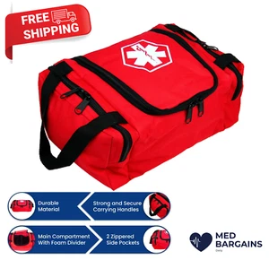 Dixie EMS Dixigear Empty First Responder II Bag 10.5" x 5" x 8" - Red - Picture 1 of 7