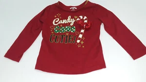 Holiday Time Candy Cane Cutie LS tee sz 3T - Picture 1 of 2