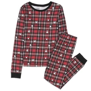 PEANUTS 100% Cotton Kids' Snoopy Family Matching Pajamas Holiday Festive - Picture 1 of 8