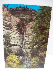 Cartolina d'epoca Cascade Falls Ouray Colorado non spedita - Foto 1 di 2