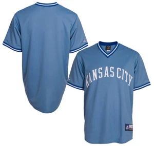 NWT Kansas City Royals Majestic Big & Tall Cooperstown Men's Replica Jersey - Picture 1 of 5