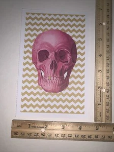 Hallmark Studio Ink Funny Postcard: I See You Just A Pink Skull Tooth Fairy - Picture 1 of 3