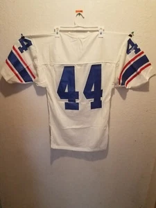 VTG BUFFALO BILLS JERSEY #44 medalist sand-knit L BRAND NEW - Picture 1 of 6
