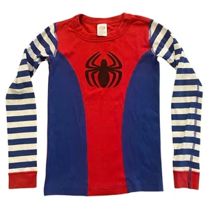 Hanna Andersson Boy’s Size 10 Marvel Organic Pajama Top Red White Blue - Picture 1 of 3