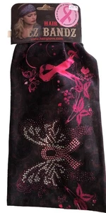 Hair Glove EZ BANDZ Breast Cancer Awareness Month Headband !  Last One! - Picture 1 of 9