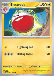Electrode 067/193 Sv02: Paldea Evolved Reverse Holo - Picture 1 of 1
