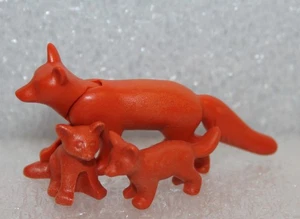 Playmobil Animals " Foxes " Zoo Animal Park Farm Ocean Top - Picture 1 of 1