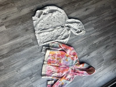 Lote de 2 chaquetas con capucha Cat and Jack para niñas 6/7 Foto 1 de 4