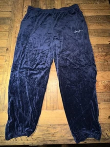 Vintage Sean John (A19) Blau Velour Baggy Jogginghose Herren XXXL - Bild 1 von 9