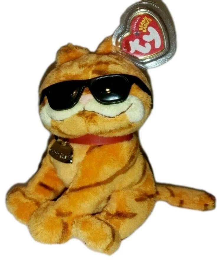 Ty Beanie Baby - Garfield (COOL CAT)(6.5 Inch) MWMTs Plush Stuffed Animal Toy - Image 1 of 4