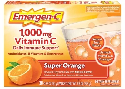 Emergen-C 1000 mg Vitamina C Polvo para Apoyo Inmunológico Diario Paquete de 3 Foto 1 de 4