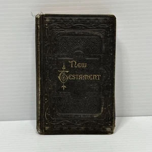 1889 New Testament of our Lord and Savior Jesus Christ by American Bible Society - Picture 1 of 8