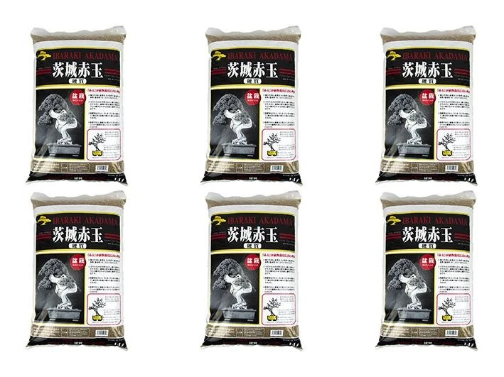 Akadama harte Qualität Ibaraki 2/5 mm (6 Beutel à ca. 10 kg ? 14 lt), für Bonsai - Bild 1 von 1