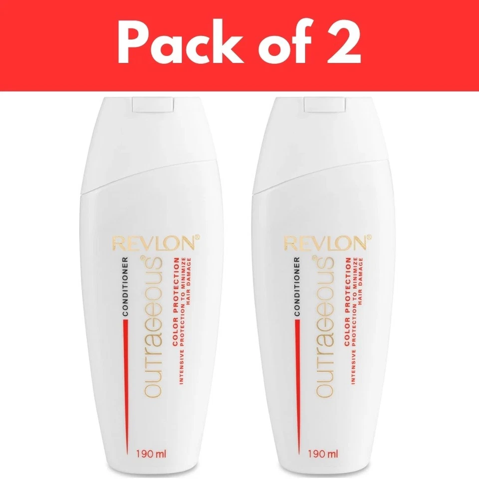 2 x Revlon Outrageous Color Protection Hair Conditioner Color Protection 190ml - Image 1 of 4
