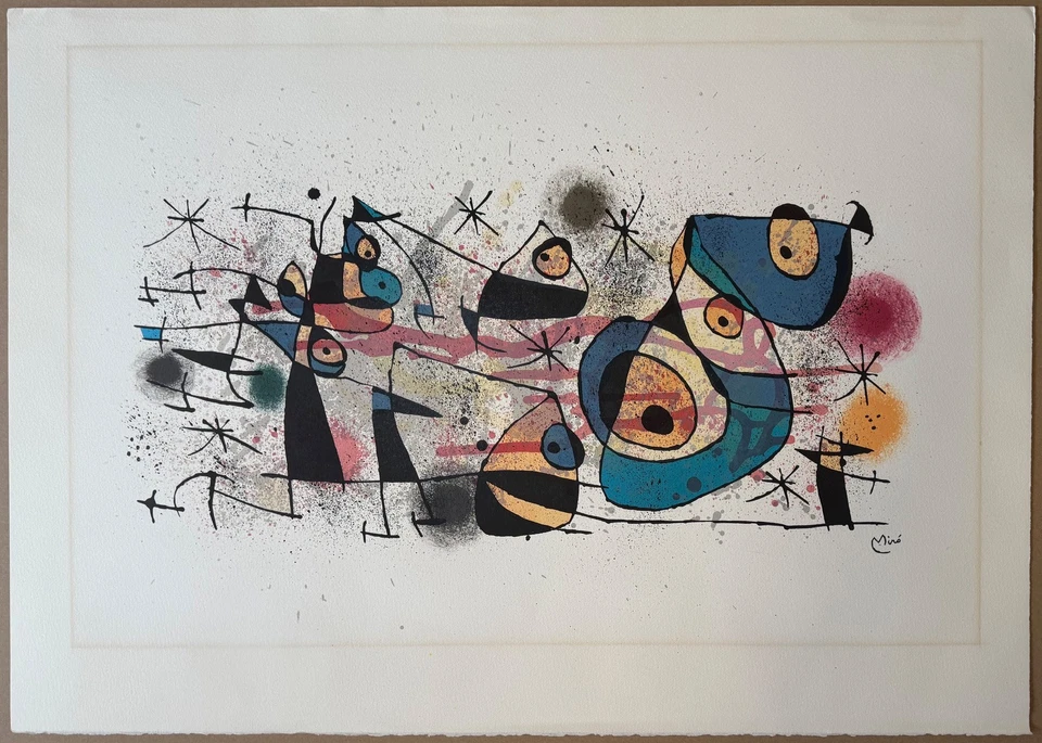 Joan Miró, Céramiques, Farblithographie auf Bütten, 1974 - Bild 1 von 4