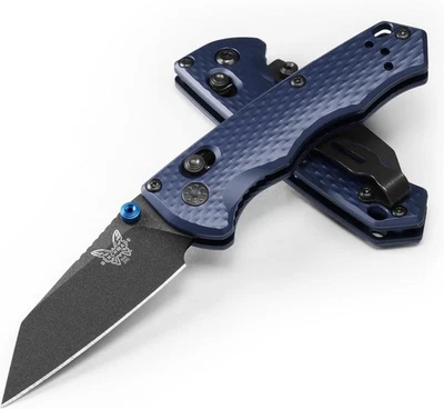 NO BOX Benchmade - Full Immunity 290 Tactical Knife Crater Blue Aluminum Handle - Image 1 of 4