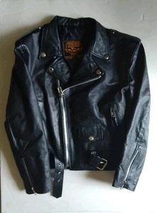 Milwaukee Leather SH2010 Toddlers Black Classic Motorcycle Leather Jacket Large - Picture 1 of 4
