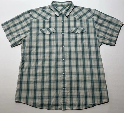 Howler Bros Shirt Mens Size  XL Plaid H Bar B Snapshirt Outdoor Fishing EUC - Image 1 of 4