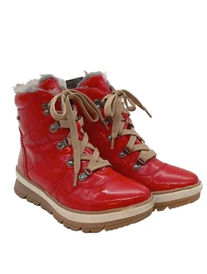 JANA Stivale da deserto Donna Stivale Taglia IT 37 rosso stile casual - Immagine 1 di 4