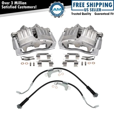 Front Brake Caliper Set Fits 2002-2005 Buick Chevrolet GMC Isuzu Saab - Image 1 of 4