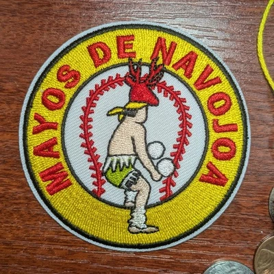 Mayos de Navajoa Patch LMP Mexican Baseball League Embroidered Iron On 3" - Image 1 of 3