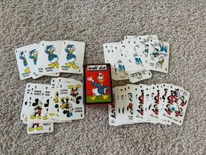 1946? Disney's Donald Duck Game Vol. 1 Russell MFG. 48 tarjetas, sin instrucciones - Imagen 1 de 9