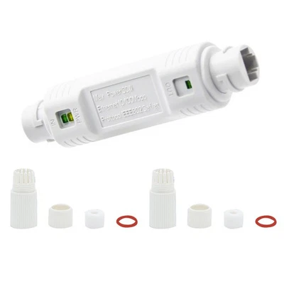 Ip66 Waterproof POE Repeater 100mbps IEEE802.3af/at RJ45 DC44-57V Plug and Play - Image 1 of 4