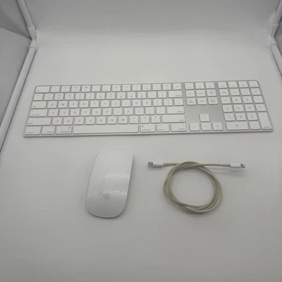 Apple Magic Keyboard with Numeric Keypad, Magic Mouse, Lightning Cable Bundle - Image 1 of 3