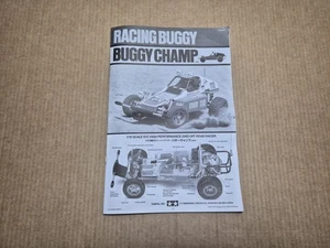 Tamiya Buggy Champ Original User Instruction Manual Booklet 1/10 Scale 2WD Racer - Picture 1 of 5