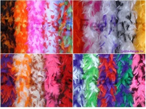 Boa de plumas Chandelle 65 gramos con puntas o con oropel 30+ patrones para recoger - Imagen 1 de 18
