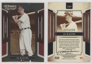 2008 Donruss Americana Sports Legends Mirror Red /250 Al Kaline #145 HOF